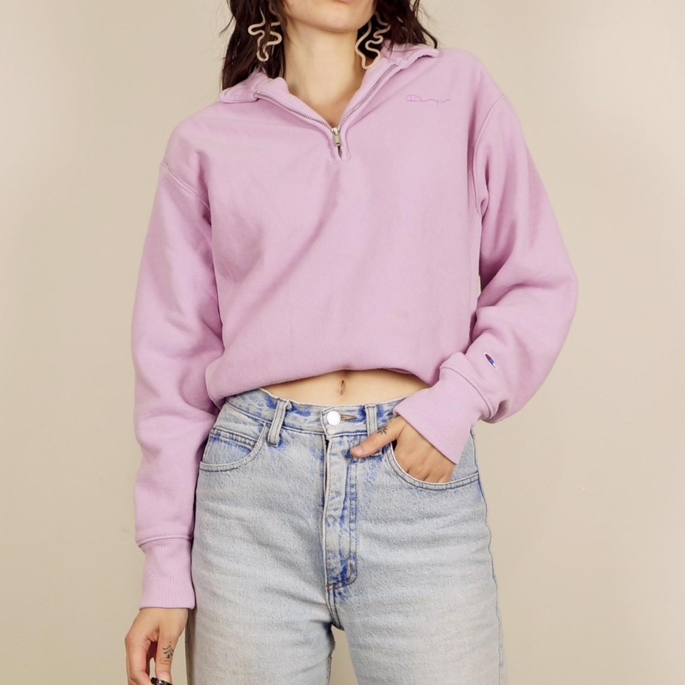 Vtg lilac Champion sweatshirt